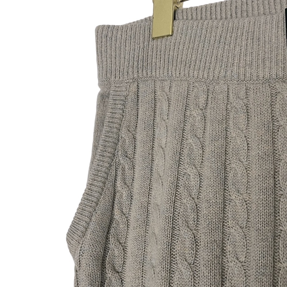 ATM ANTHONY THOMAS MELILLO CASHMERE WOOL BLEND CABLE KNIT JOGGERS PANTS SZ M NEW - Picture 9 of 11